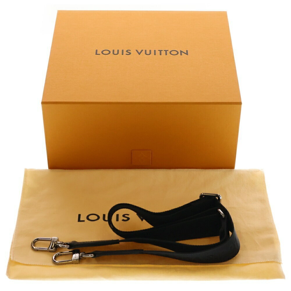 Louis Vuitton Black Bag Gray Keepall Shoulder Bandouliere Handbag - Picture 6 of 6